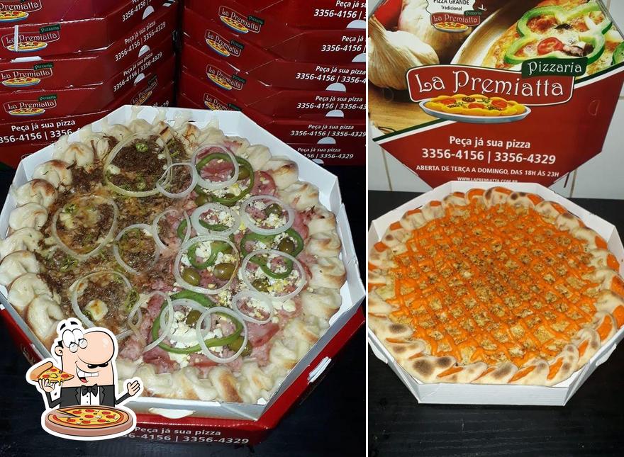 No La Premiatta, você pode provar pizza