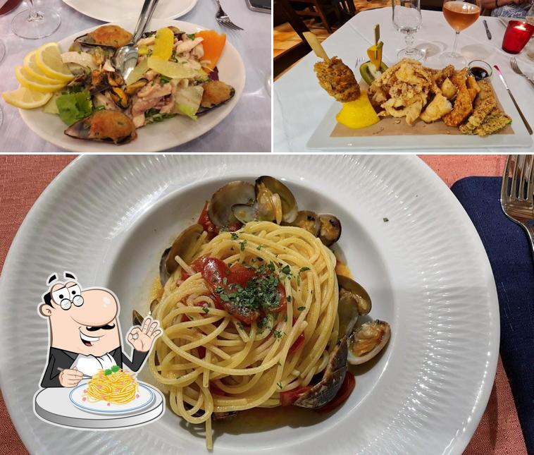 Spaghetti alla carbonara al Ristorante La Lanterna Olbia Italy since 1980