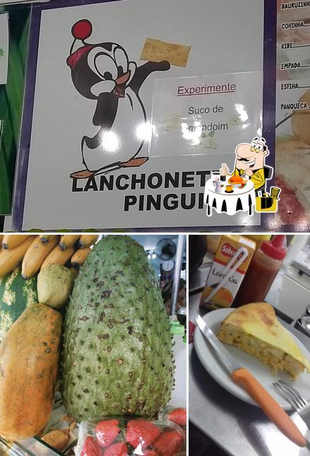 Comida em Lanchonete Pinguim