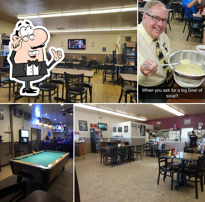 The interior of The Miner’s Diner & Bar