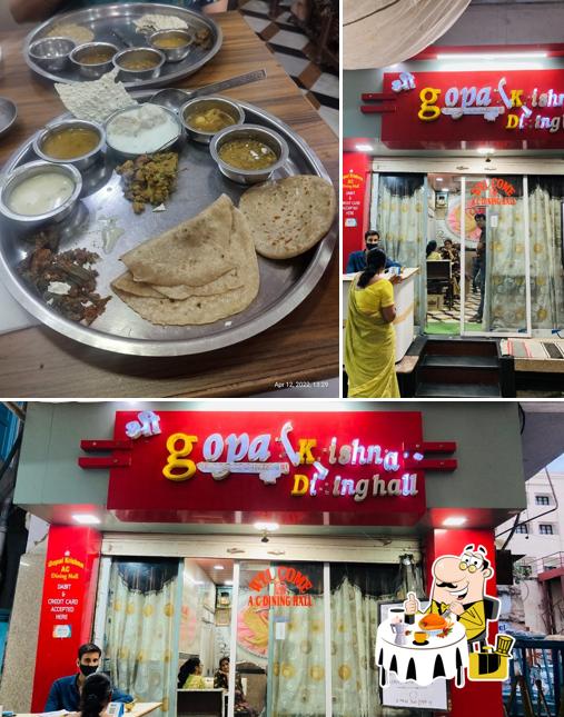 Meals at Gopal Krishna Dining Hall