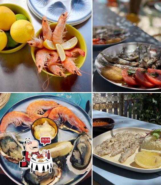 Prenez des fruits de mer à La Cabanette Séte