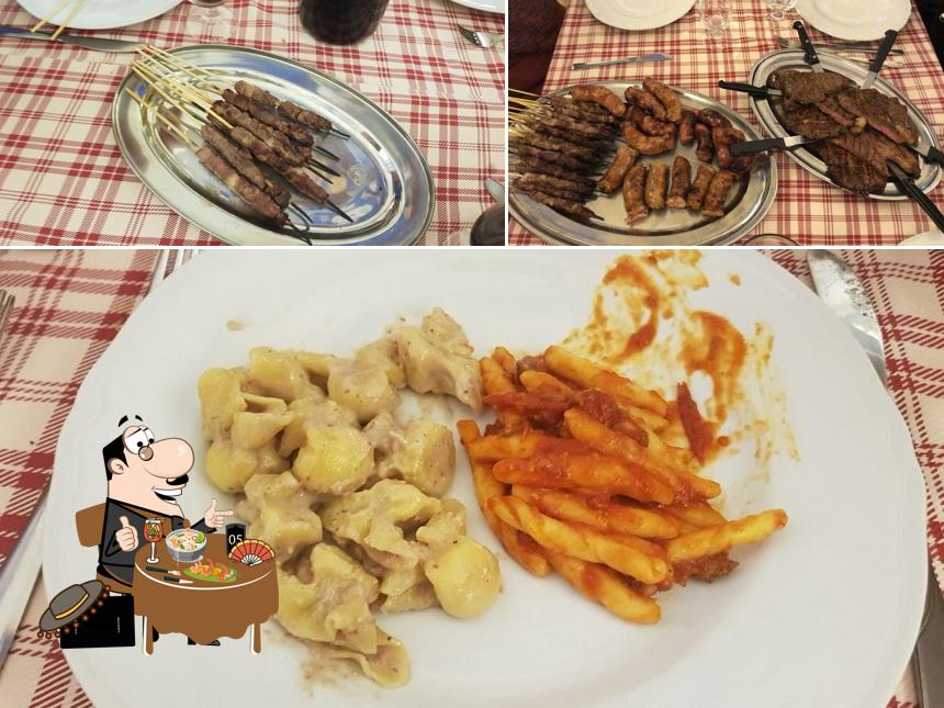Еда в "Trattoria da Nonno Cecchino"