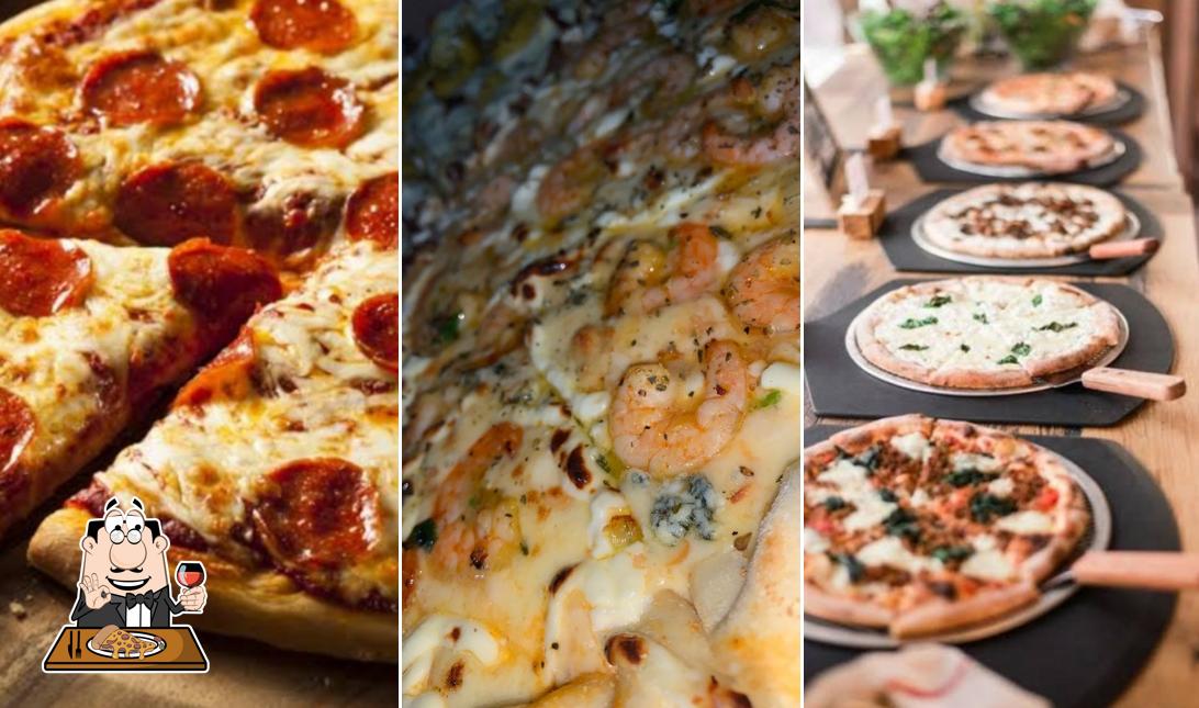 Escolha diferentes estilos de pizza