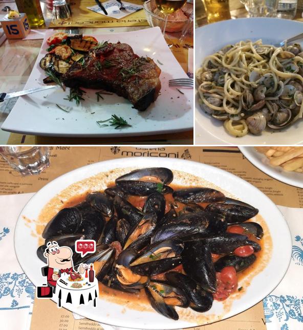 Scegli tra i vari pasti di mare disponibili a Osteria Moriconi