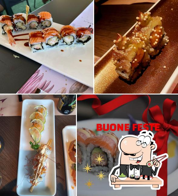 Scegli le varie opzioni di sushi