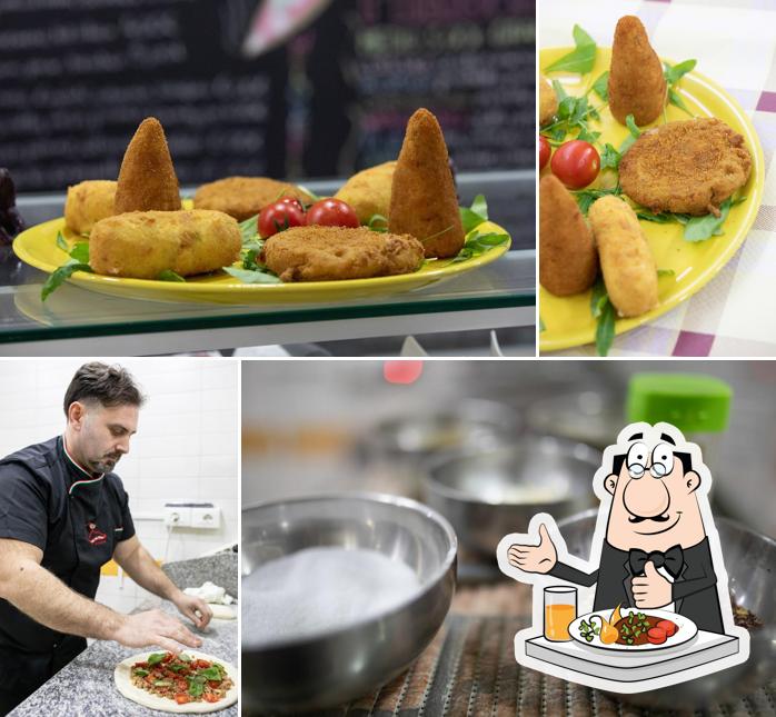 Platti al Fatte na pizza