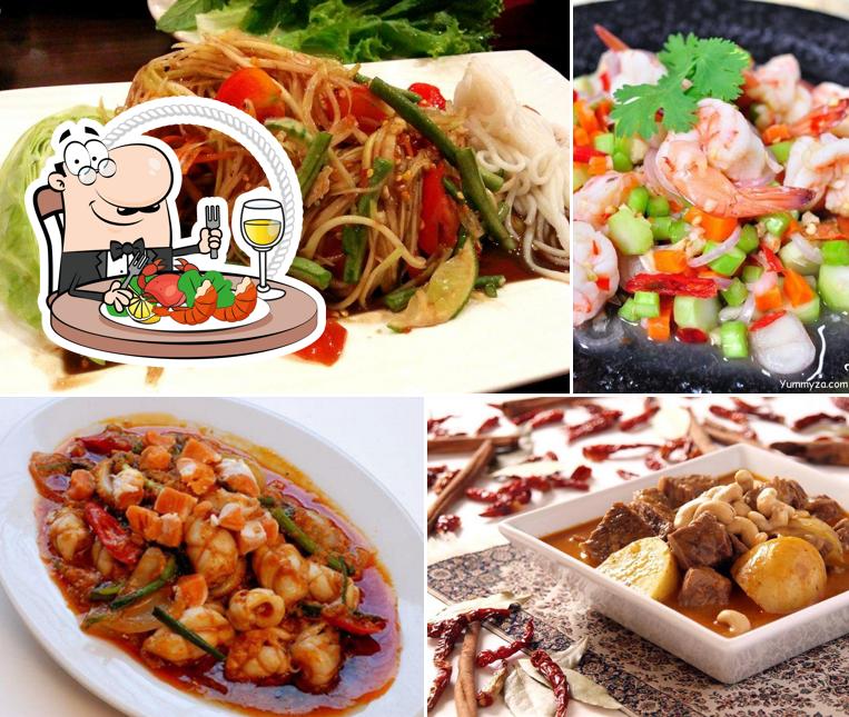 Get seafood at Thai Simply Cook