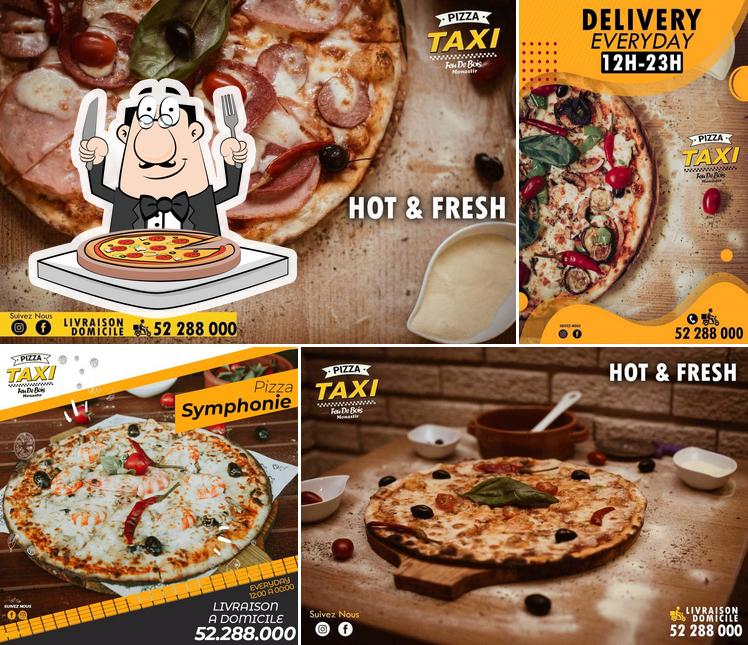 Essayez des pizzas à Taxi Pizza