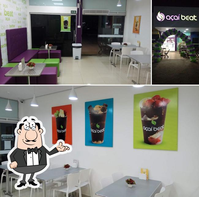 O interior do Açaí Beat Alta Floresta