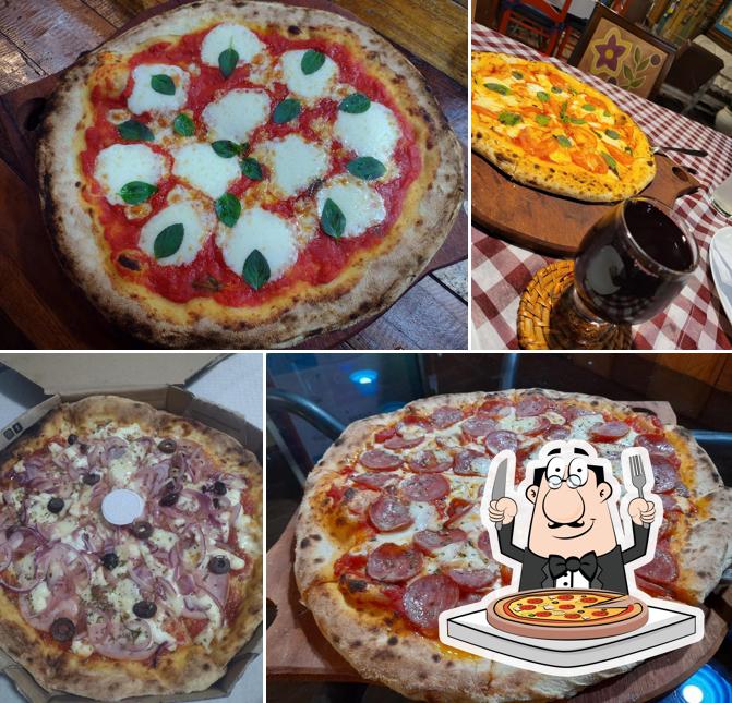 Peça pizza no D'Angelo Napoli Pizzeria