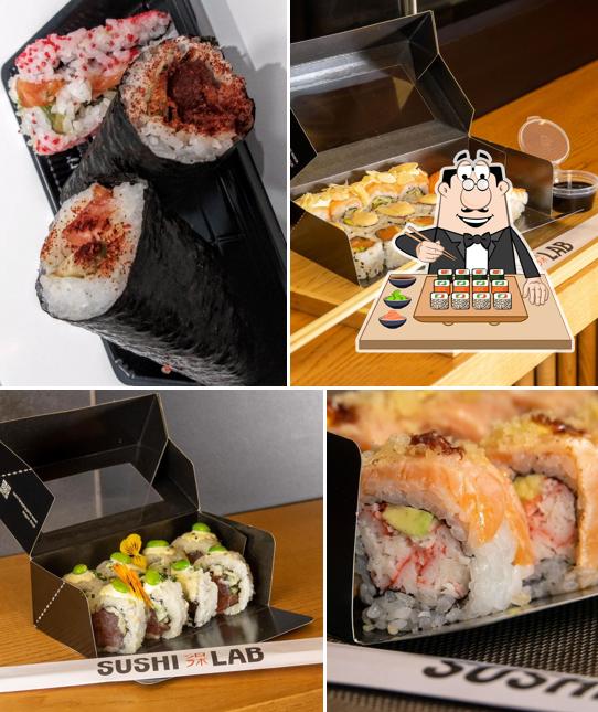 Prova le diverse opzioni di sushi