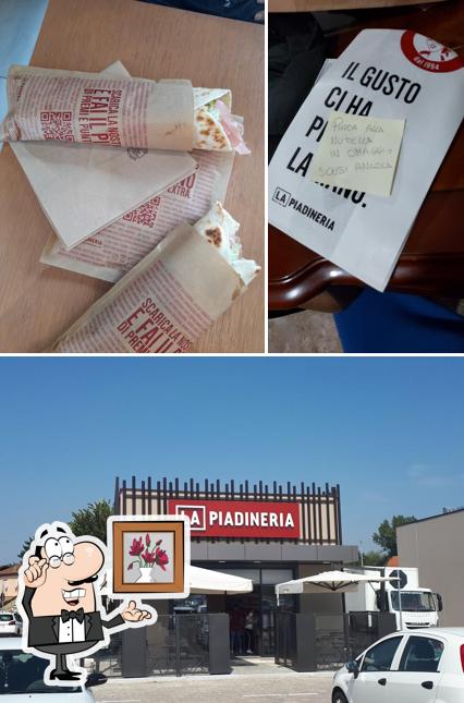 Gli interni di La Piadineria