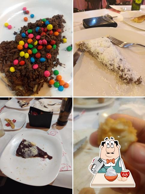 Pizzaria Giramondo serve uma variedade de sobremesas