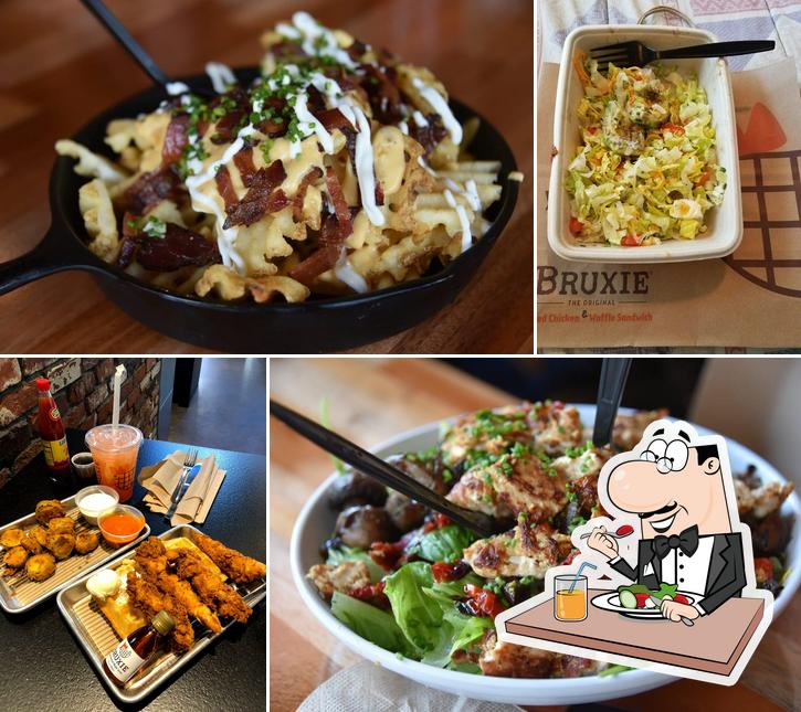 Bruxie Original Fried Chicken & Waffle Sandwich, 3782 S Las Vegas Blvd