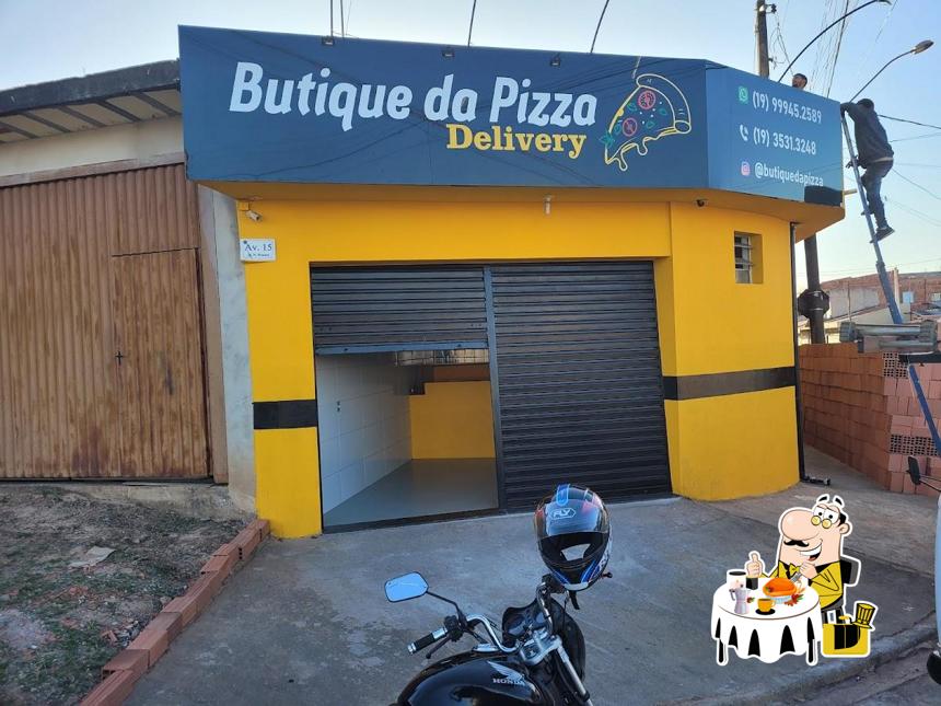 Comida em Butique da Pizza