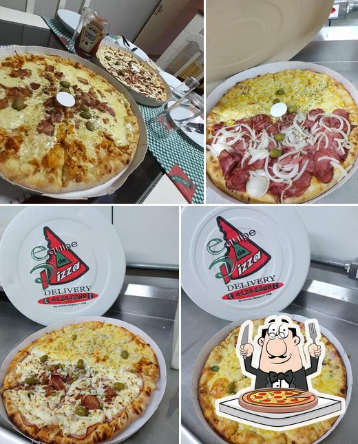 Experimente pizza no Equipe da Pizza