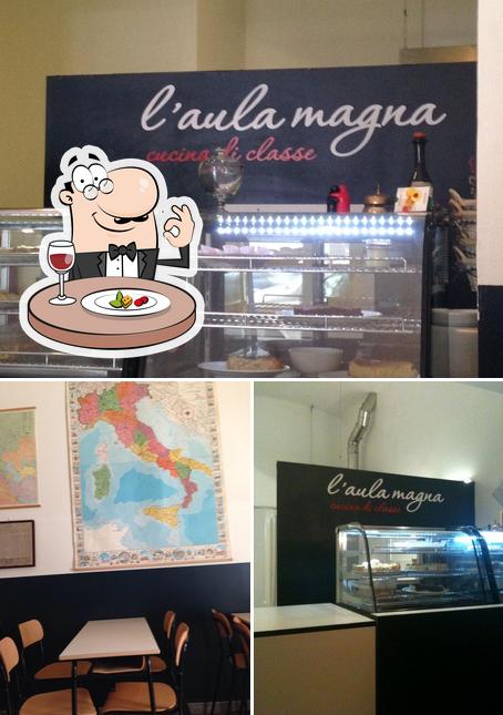 La immagine della cibo e interni di L'aula Magna