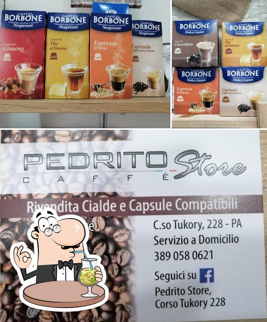 La foto della bevanda e esterno di Caffè Pedrito Store