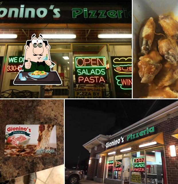 Food at Gionino's Pizzeria