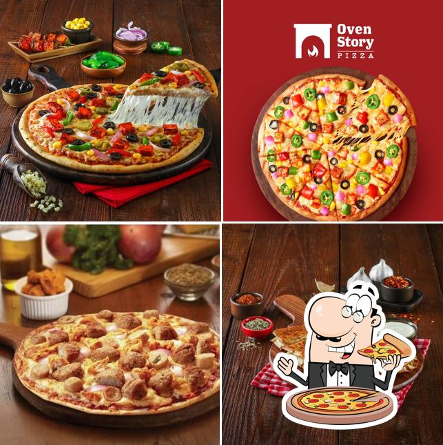 Try out pizza at Oven Story