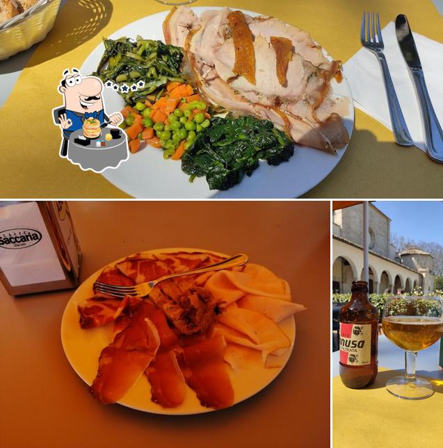 La cibo e birra del ristorante