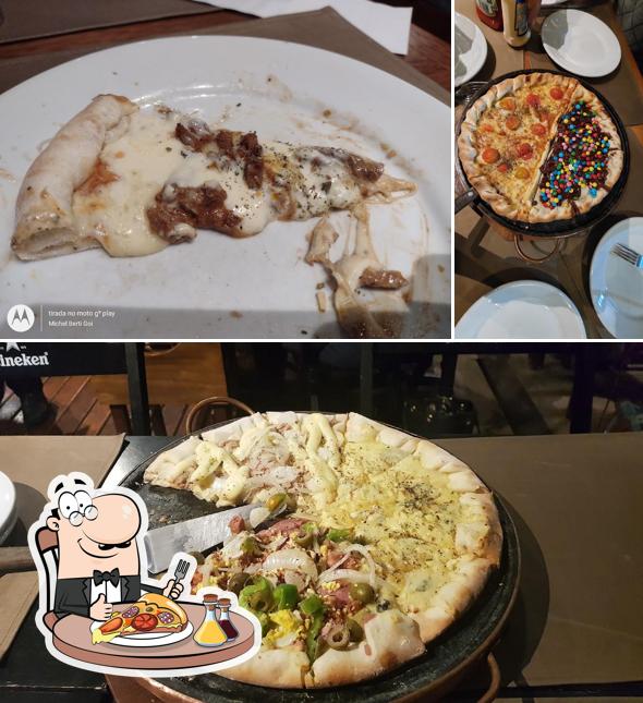 Escolha pizza no Contemporâneo - Pizzas, Panquecas e Bifes