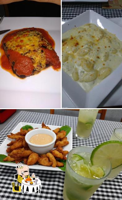 Comida em Farinha & Forno Pizzaria e Bar