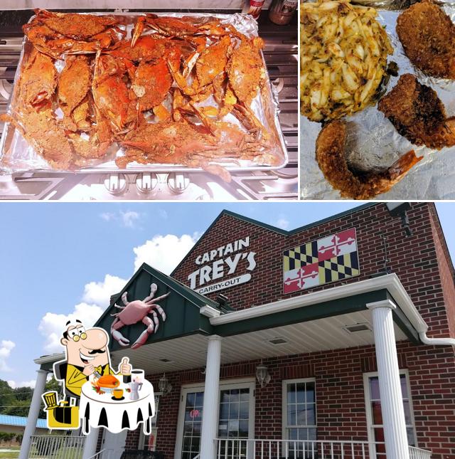 Captain Trey's Crabs & Seafood Carry Out in Cockeysville Restaurant menu and reviews