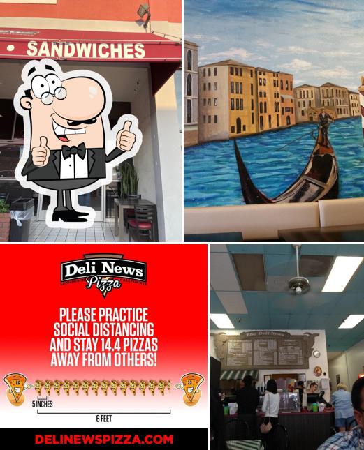 Deli News Pizza in Long Beach Restaurant menu and reviews