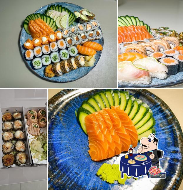 Sashimi em Flow Sushi