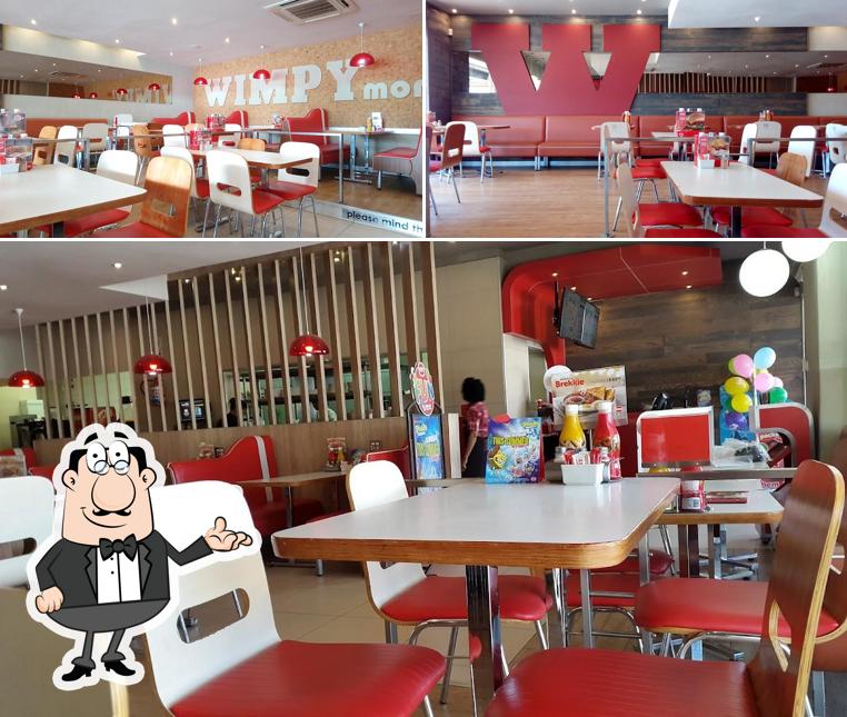 The interior of Wimpy