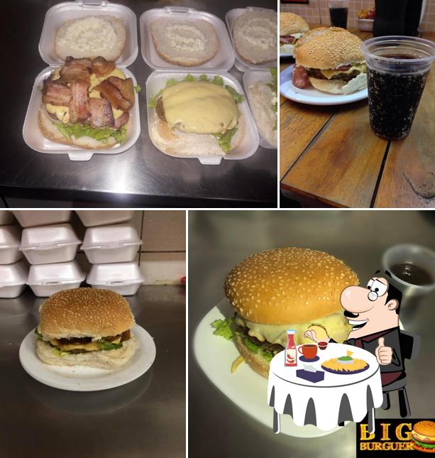 Experimente um hambúrguer no Big Burguer Delivery