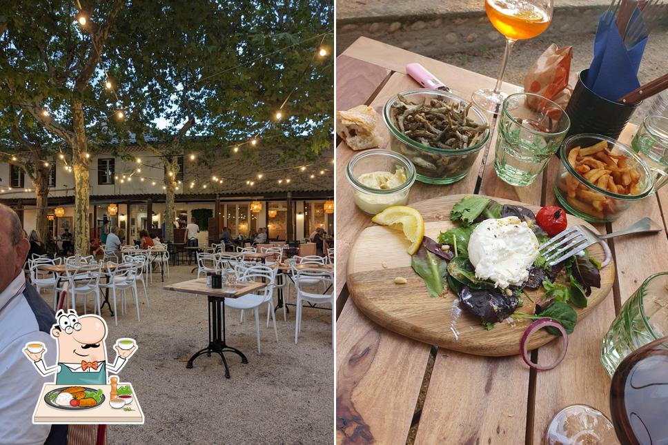 Nourriture à LA GUINGUETTE DU RHÔNE à la Roche de Glun (Drôme)ouvert de Mai à Septembre