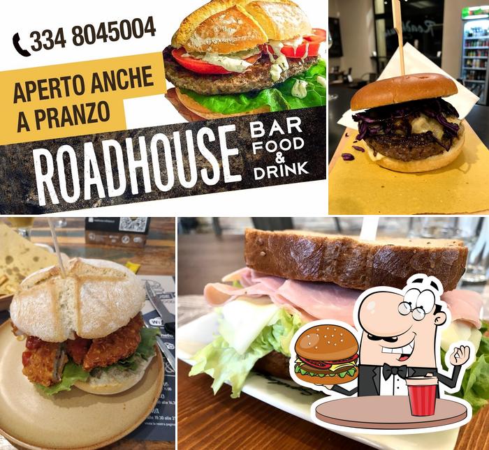 Prova un hamburger a Roadhouse Bar Food & Drink