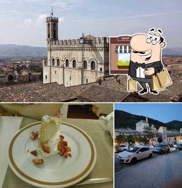 La immagine di esterno e cibo da Hotel dei Consoli