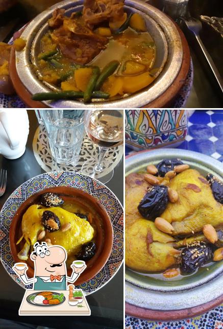 Food at Les Jardins de Marrakech