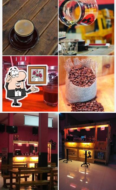 The photo of interior and food at Kopi Akhir Zaman