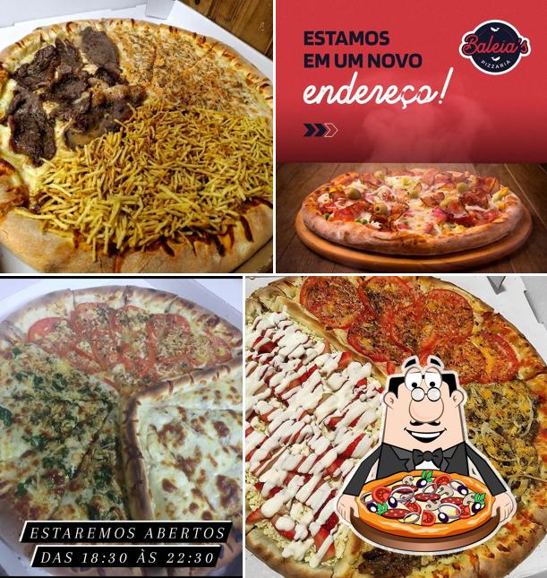 Consiga pizza no Baleia's Pizzaria