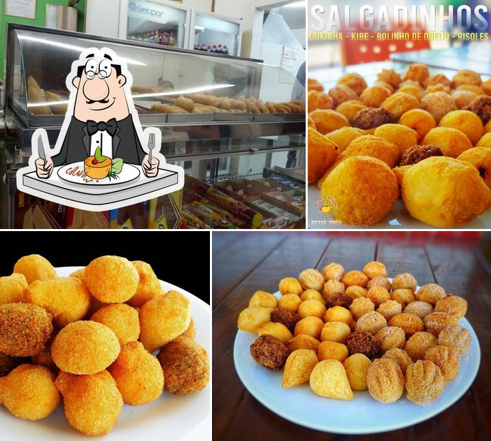 Food at Rei da Coxinha Salgados