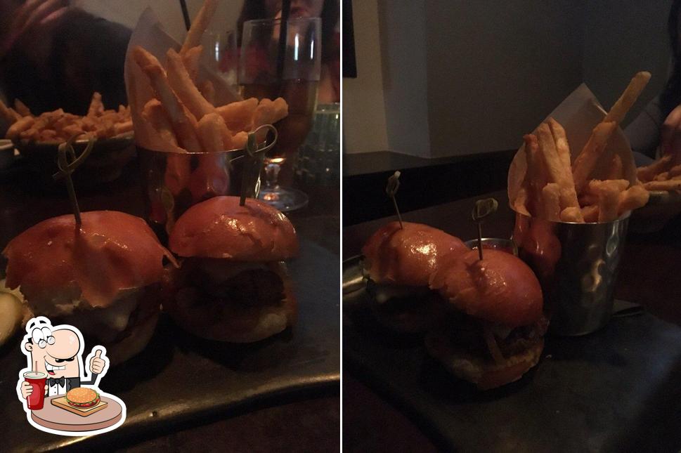 Try out a burger at R Bar