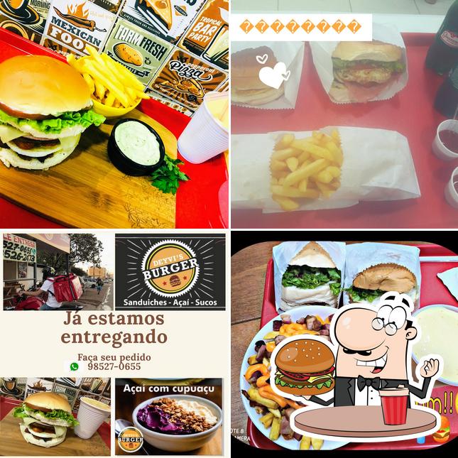 Peça um hambúrguer no Deyv's Burger e Pizzaria -Bomba Fast Food - Açaiteria - Lanchonete