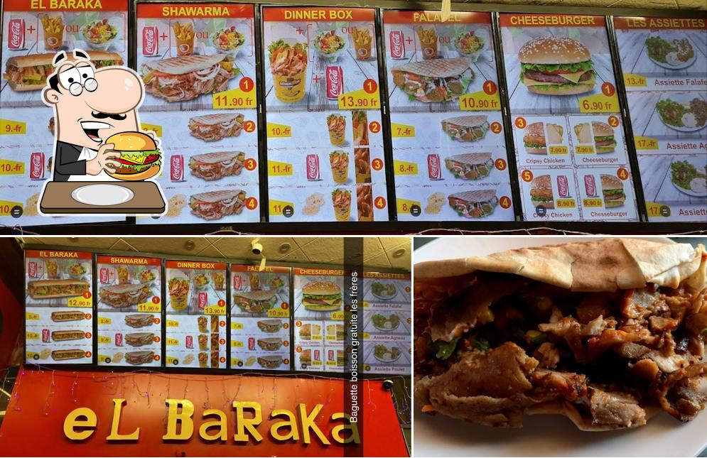 Prova un hamburger a El Baraka