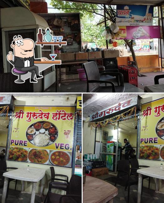The interior of Shri Gurudev Hotel