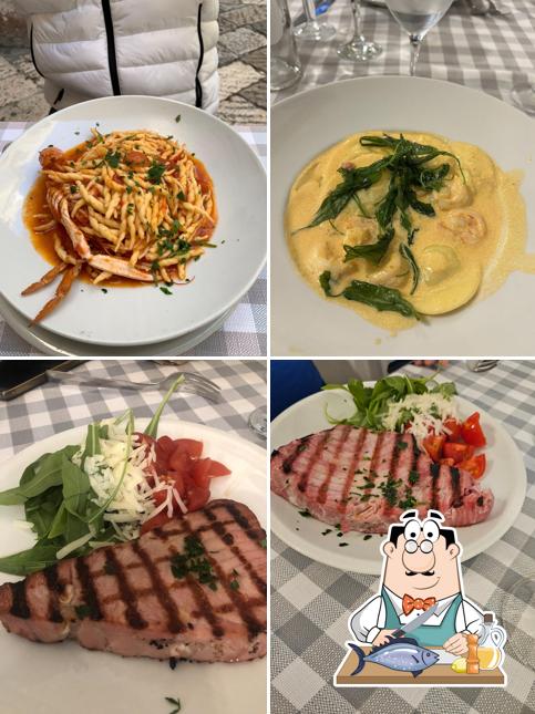 Salmone grigliato al Trattoria La Locanda dei Mercanti