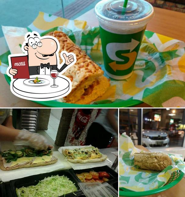 Platos en Subway