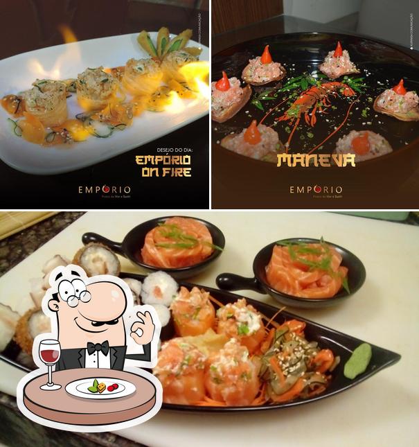 Platos en Emporio Sushi