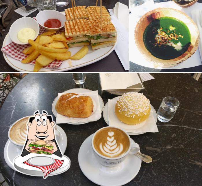 Club sandwich al Farmacia Del Cambio