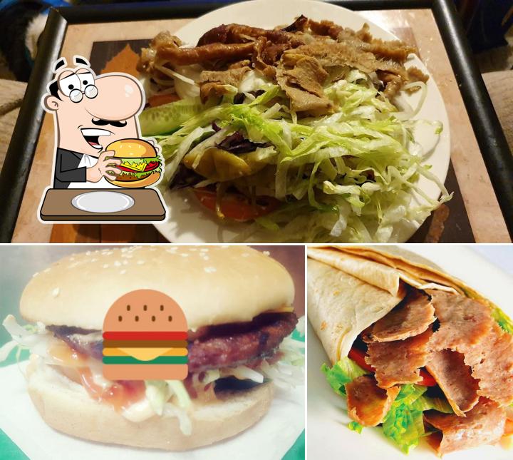 Try out a burger at Queenborough Kebab & Pizza House