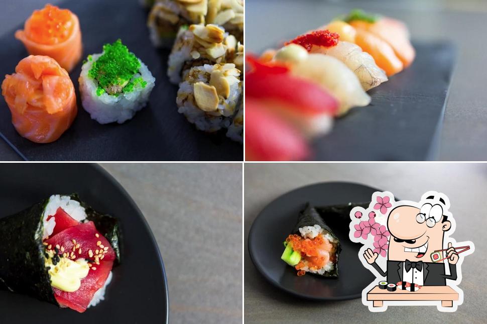 Scegli le diverse opzioni di sushi